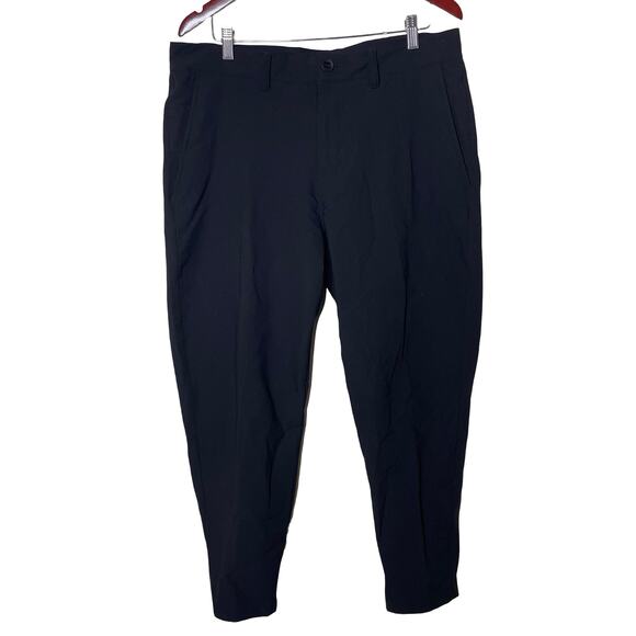 Lululemon Men Black ABC Slim-Fit 5 Pocket Pant 36x28 - Picture 1 of 8